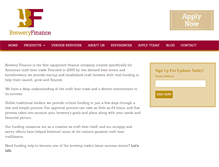 Tablet Screenshot of breweryfinance.com